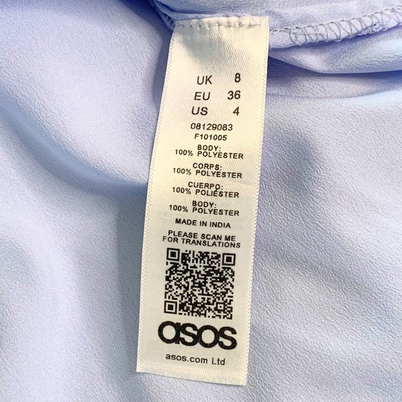 ASOS Periwinkle Peasant Dress - Picture 5 of 6